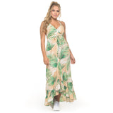 Vestido Largo Tirantes Beige Truccos B35044034
