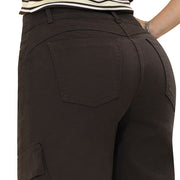 Jean Baggy Tiro Alto Cafe Tyt Jeans Espiga - foto 4