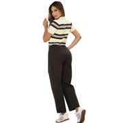 Jean Baggy Tiro Alto Cafe Tyt Jeans Espiga - foto 6