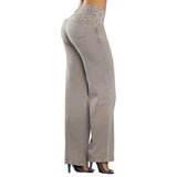 Palazzo Tiro Alto Gris Tyt Jeans Bahamon