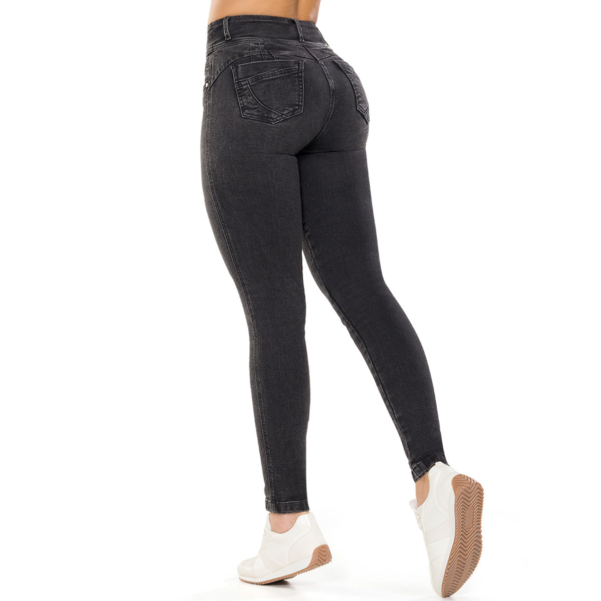 Jean Push Up Tiro Alto Gris Tyt Jeans Bélgica - foto 1