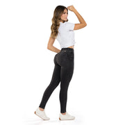 Jean Push Up Tiro Alto Gris Tyt Jeans Bélgica - foto 6