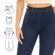 Jean Boot Cut Azul Mujeron 16199 - 40