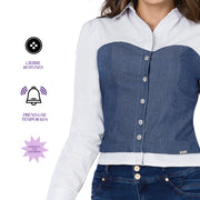 Blusa Ajustada Blanca TyT Kummel