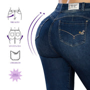 Jean Push Up Azul Verdoso Tyt Viche - 40