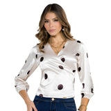 Camisa Manga 3/4 Beige Tyt Australia