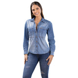 Blusa Silueta Confort Azul Tormenta TyT