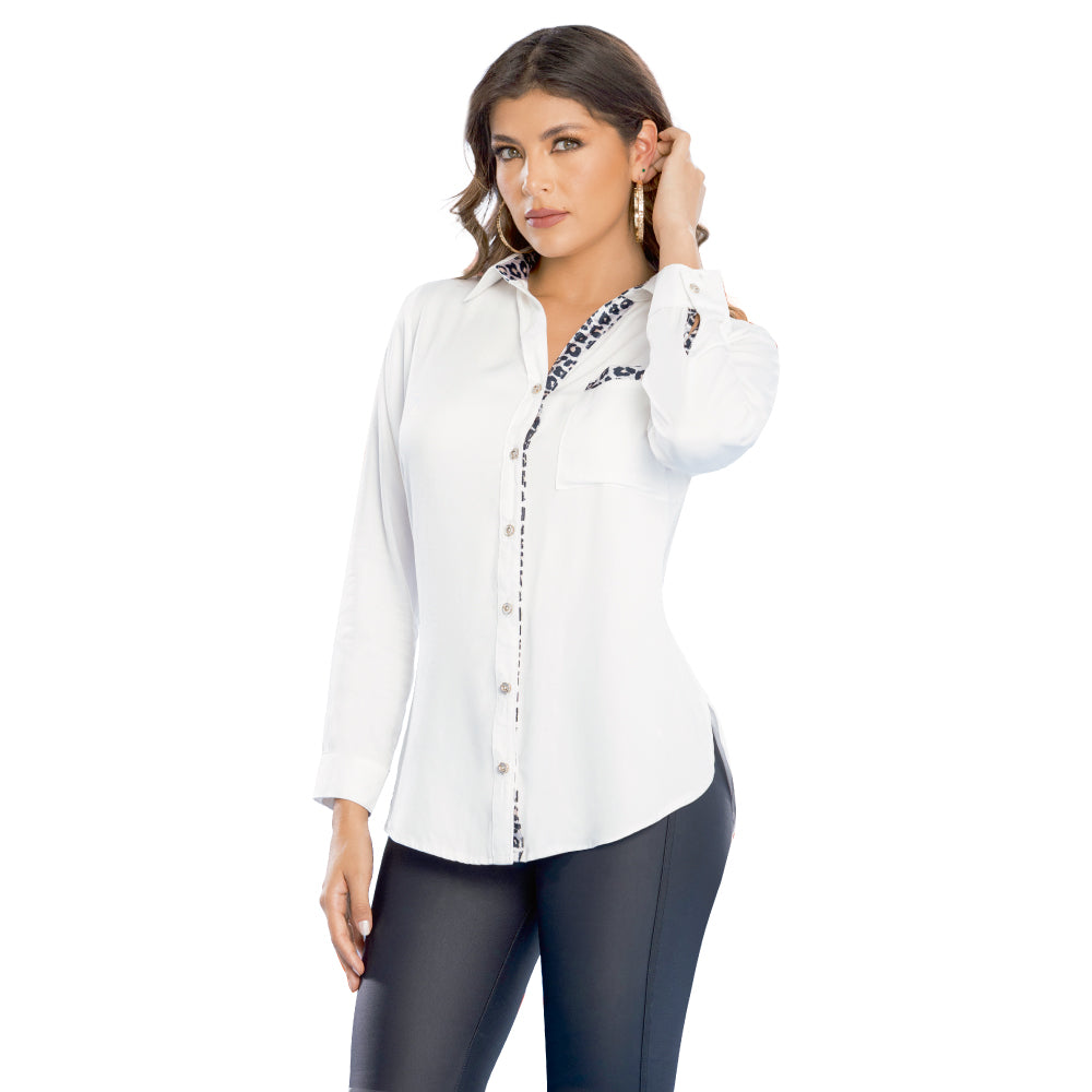 Blusón Rayon Satín Estampado TyT Jinete