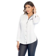 Blusón Rayon Satín Estampado TyT Jinete