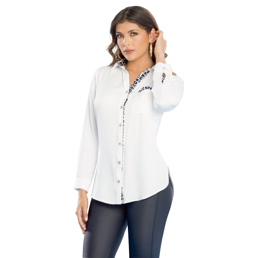 Blusón Rayon Satín Estampado TyT Jinete