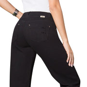 Jeans Palazzo Negro Mujeron Susan
