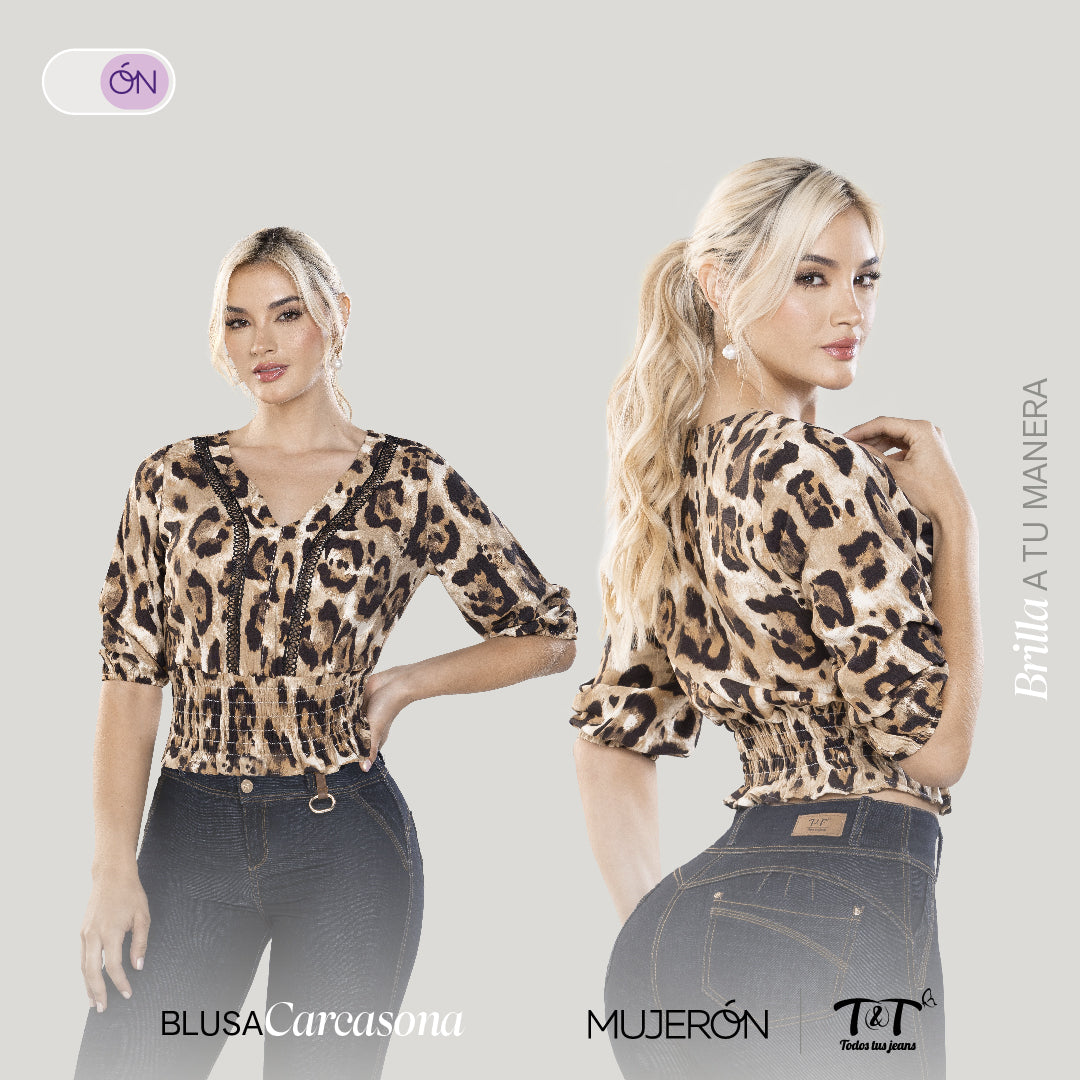 Blusa Animal Print TyT Carcasona