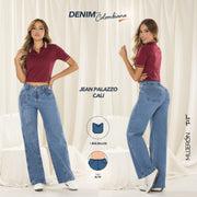Jeans Palazzo Azul Medio Tyt Jeans Cali