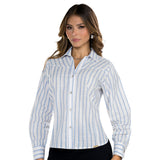 Camisa Manga Larga Azul Tyt Mojica
