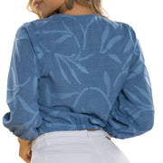 Blusa Chalís Confort Azul TyT Caribe
