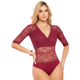 Body Blonda Manga 3/4 Burdeo TyT Carolina