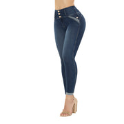 Jean Push Up Tobillero Azul Medio Tyt Casanare - 38