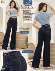 Jean Wide Leg Caléndula azul TyT Jeans - catálogo