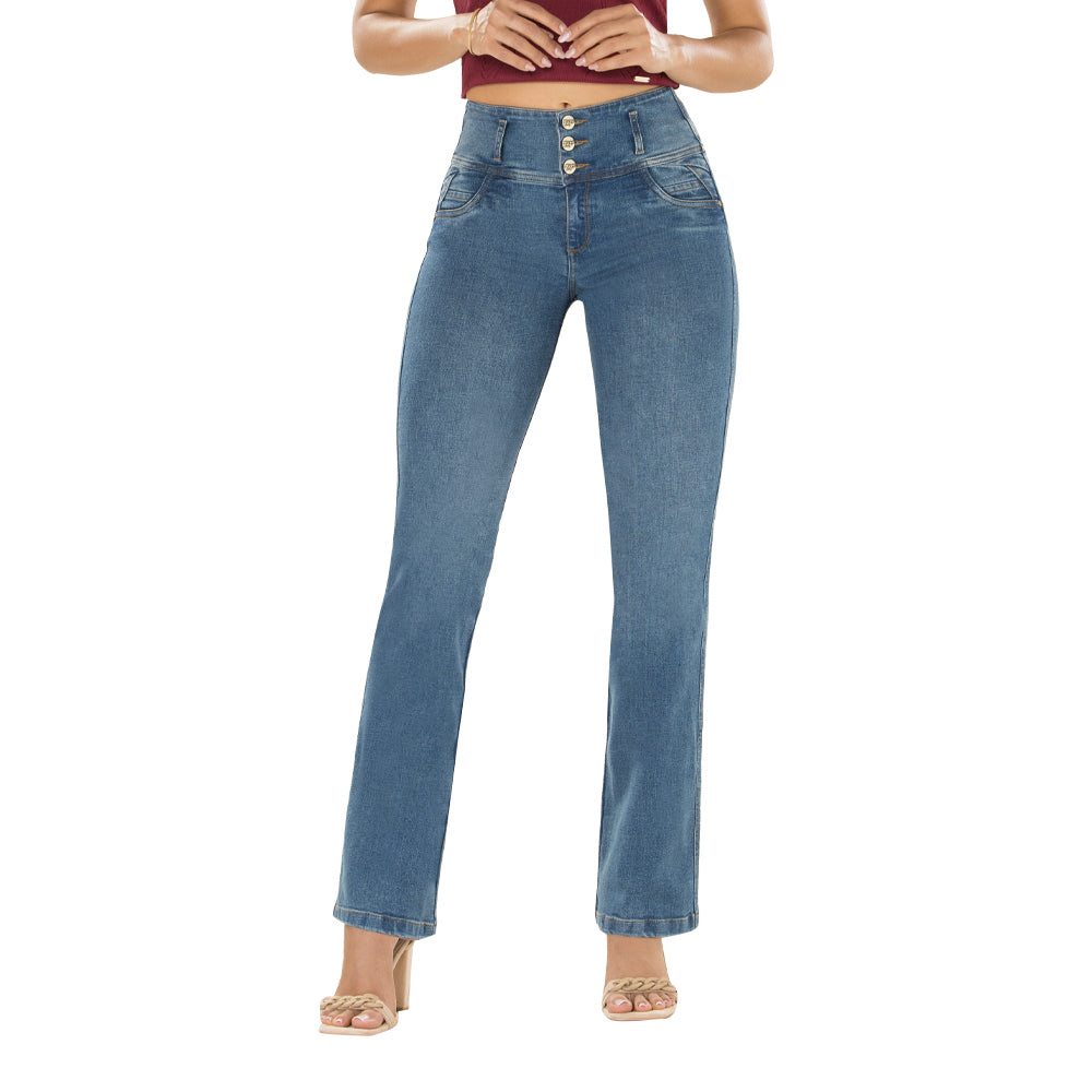 Jean Push Up Azul Tyt Jeans Chocó - 40