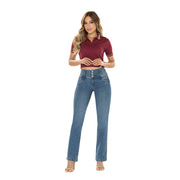 Jean Push Up Azul Tyt Jeans Chocó - 44