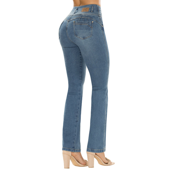 Jean Push Up Azul Tyt Jeans Chocó - 38