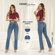 Jean Push Up Azul Tyt Jeans Chocó - 46