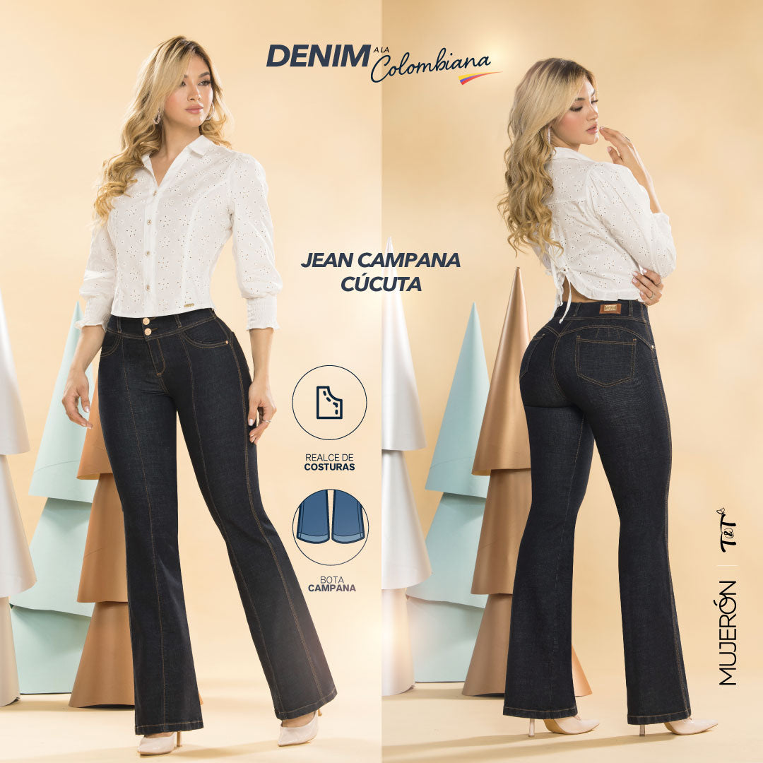 Jeans Push Up Campana Azul Tyt Jeans Cúcuta - 46