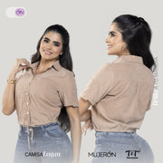 Camisa Gamuza Nude TyT Logan