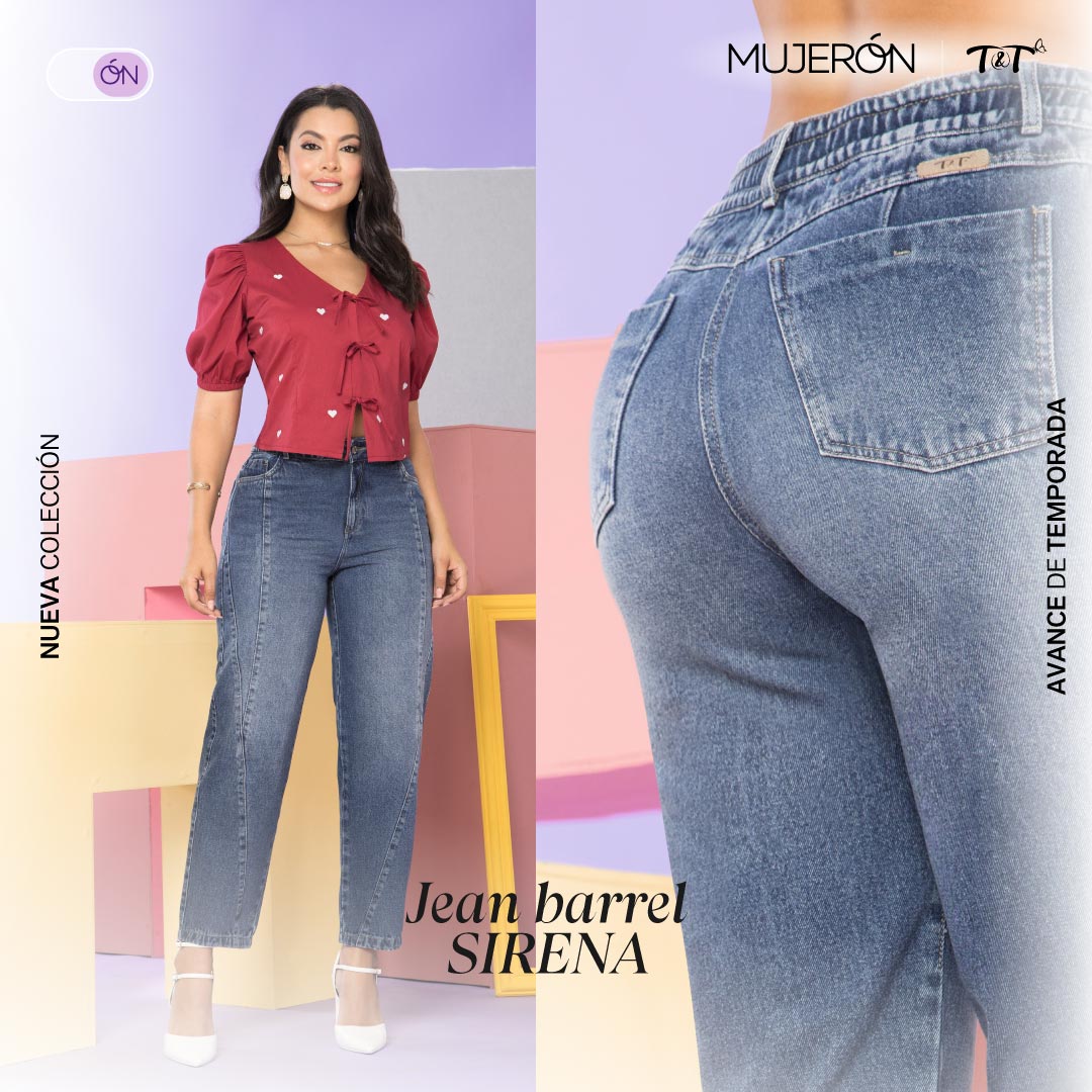 Jeans Recto Azul TyT Sirena