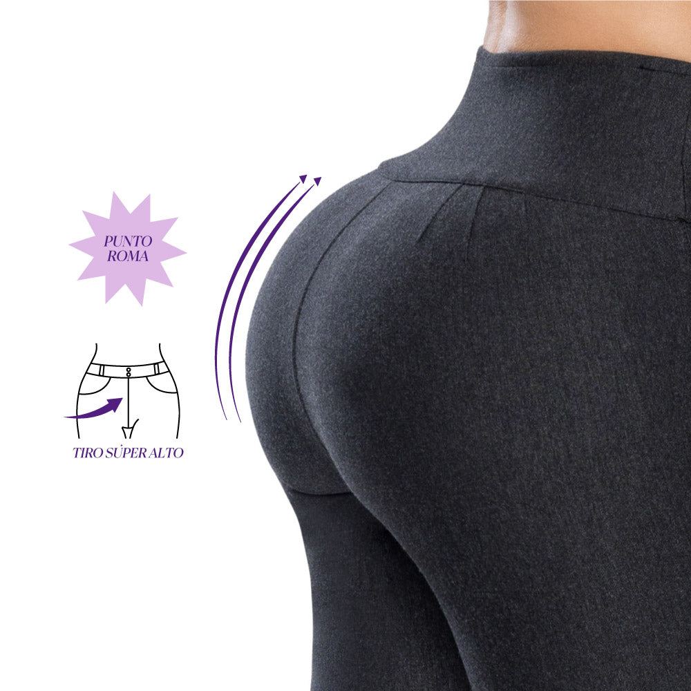 Leggins Super Alto Gris TyT Duna