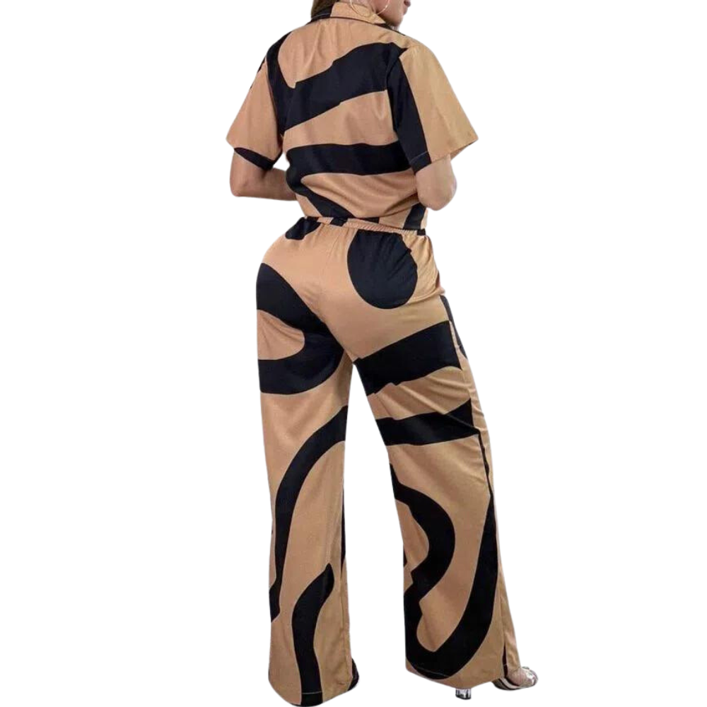 Conjunto Estampado Ondas Camel ASI SEA Pm03891