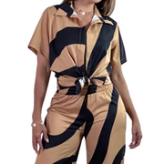 Conjunto Estampado Ondas Camel ASI SEA Pm03891