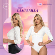 Body Ajustado Beige TyT Campanilla