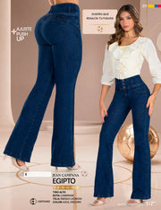 Jean Push Up Tiro Alto Azul Oscuro Tyt Jeans Egipto - foto 7