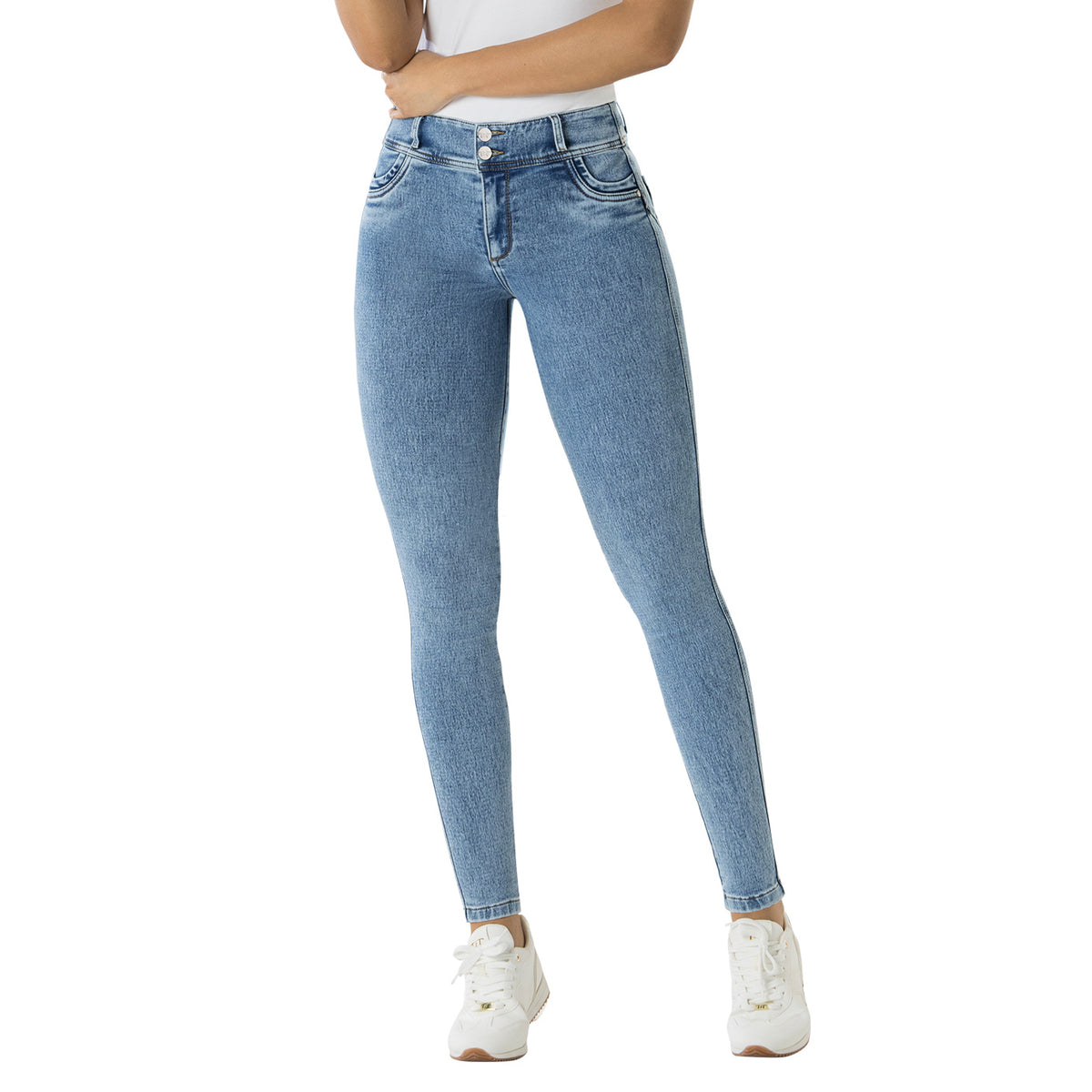 Jean Jogger Tiro Alto Azul Claro Tyt Jeans Gracia - foto 2