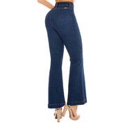 Jean Boot Cut Push Up Azul Mujeron 16201 - 36