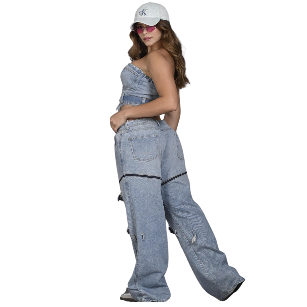 Jean Push Up Azul Real Jeans Parle