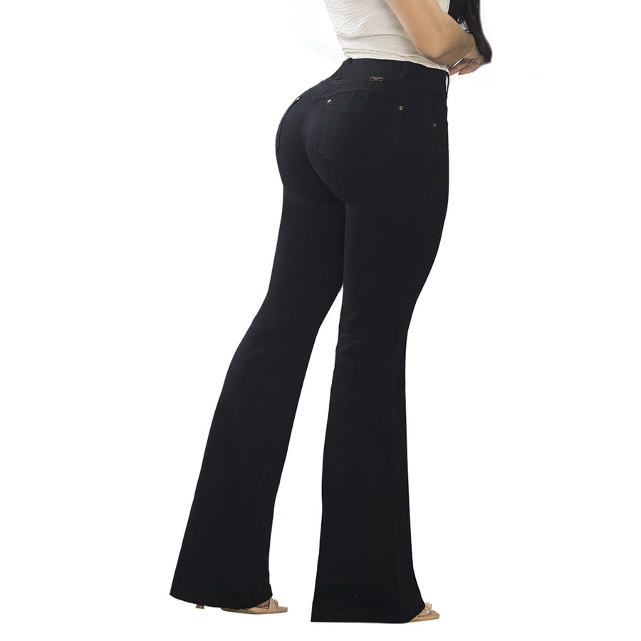 Jeans Push Up Negro Tyt Jeans Fernanda - 36