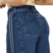 Jean Barrel Tiro Alto Azul Oscuro Tyt Jeans Francia - foto 4