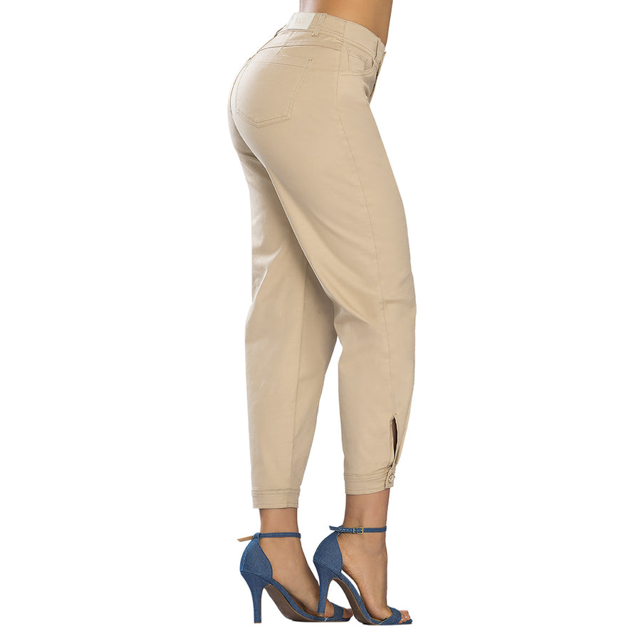 Pantalón Mom Beige TyT Fredy