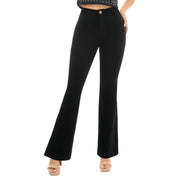 Jean Boot Cut Push Up Negro Mujeron 16197 - 38