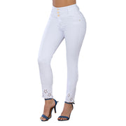 Jeans Push Up Blanco Tyt Paradise - 38
