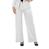 Pantalón Palazzo Raya Tiza Hueso Tiro Super Alto Tyt Bombay