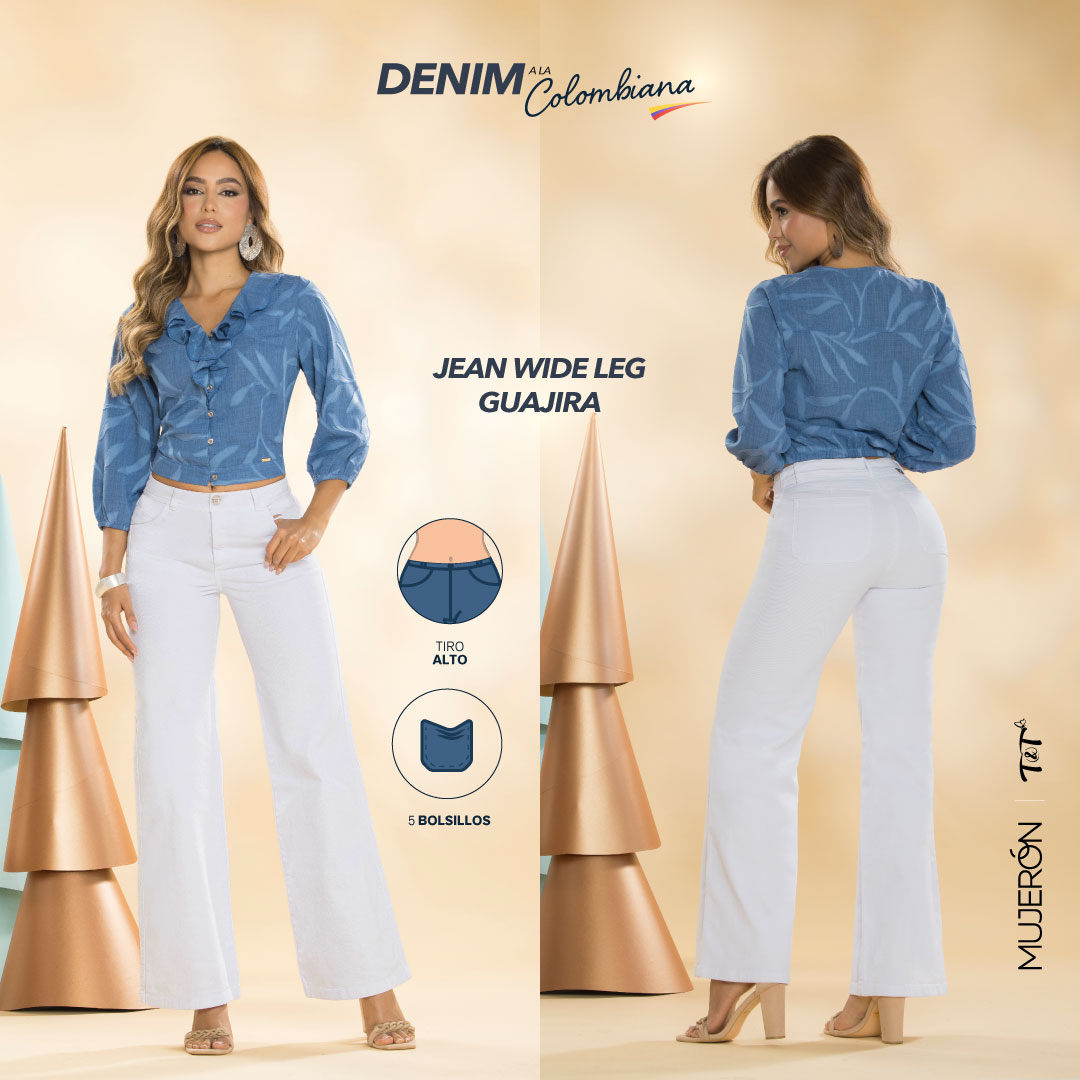 Jean Wide Leg Blanco Tyt Jeans Guajira