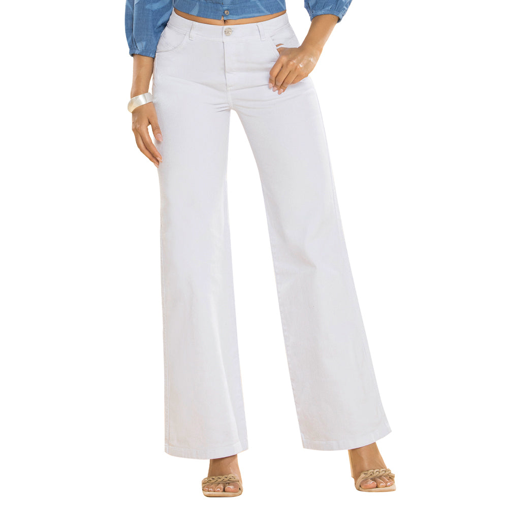Jean Wide Leg Blanco Tyt Jeans Guajira - 38