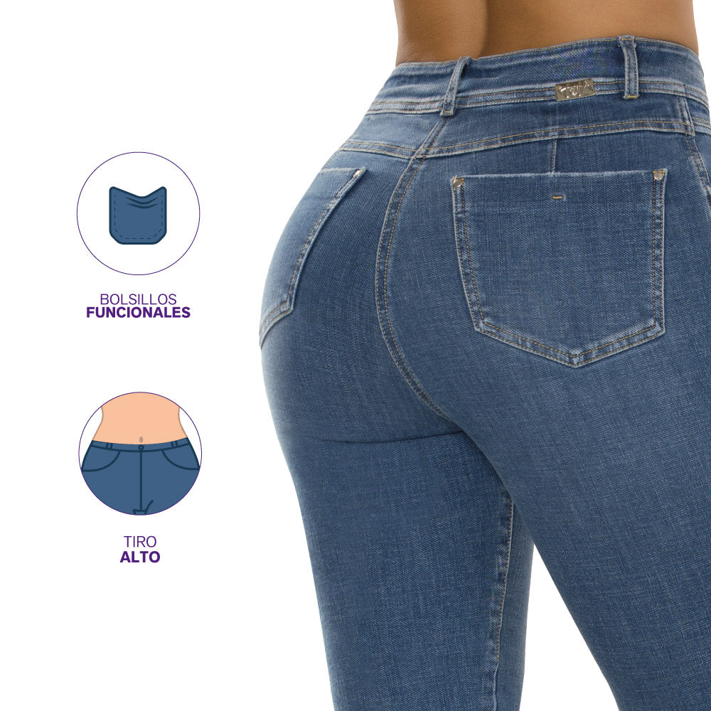 Jean Mom Tiro Alto Azul Tyt Guaviare - 40