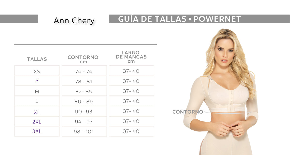 Mangas Postoperatorias Senos Libre Beige Ann Chery 3015 - M