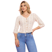 Blusa Confort Beige TyT Idilio