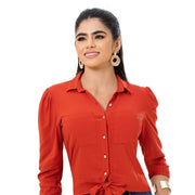 Blusa Manga 3/4 Roja TyT Nora