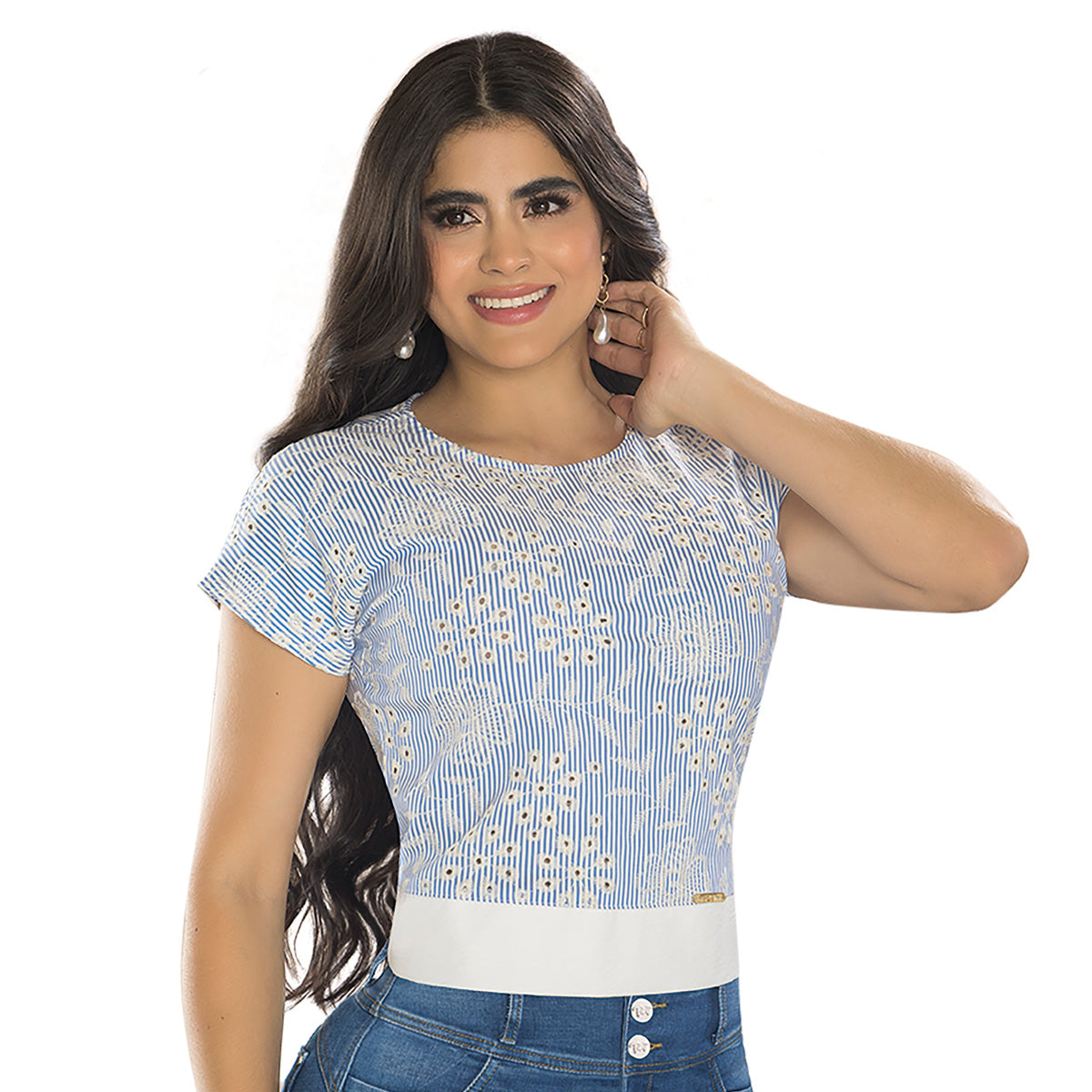 Blusa Confort Azul TyT Jaimes